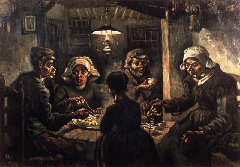 Vincent Van Gogh The potato eaters china oil painting image